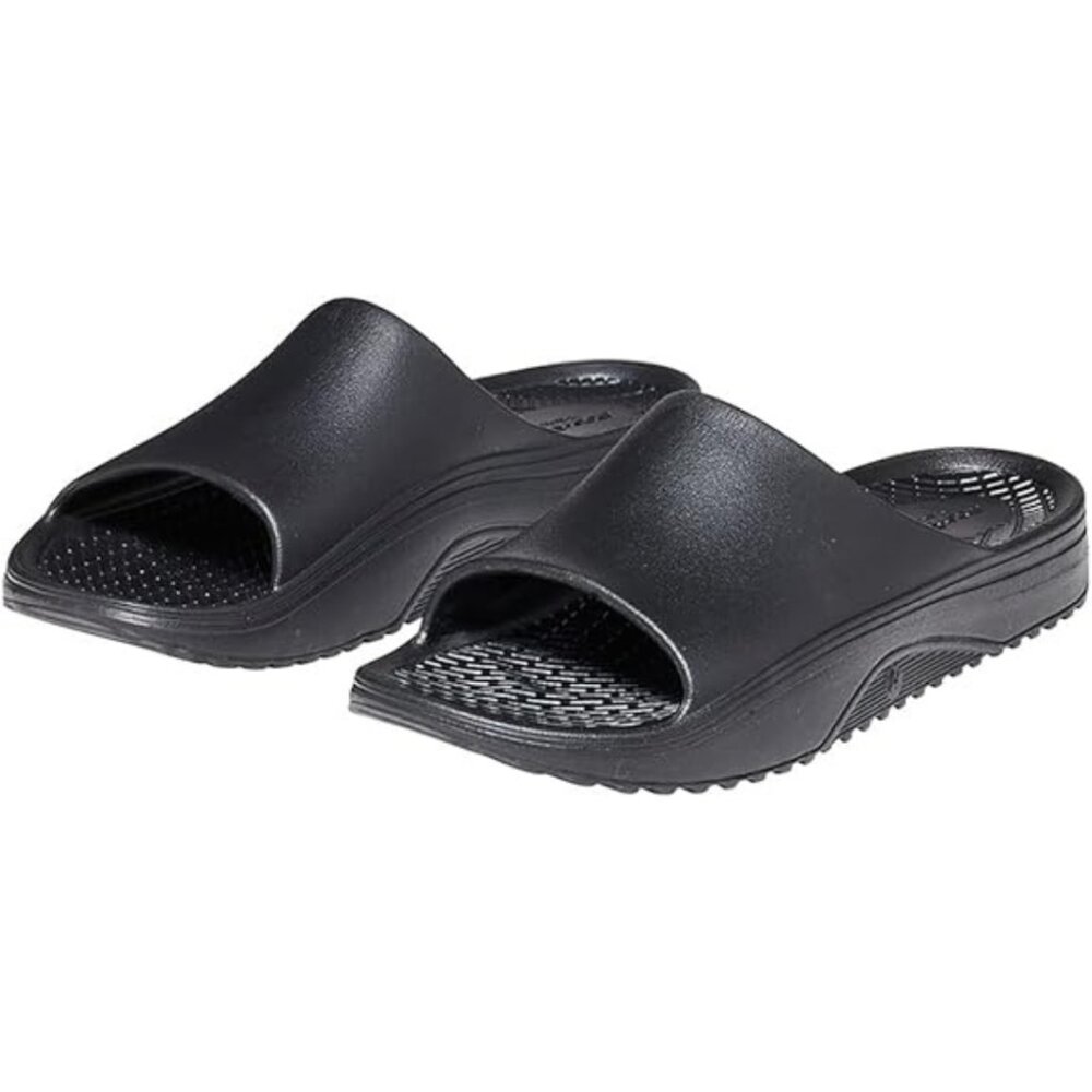 ANYWEAR Vibe‎ Black EVA Slip On Recovery Sandals Size 9 NWT
